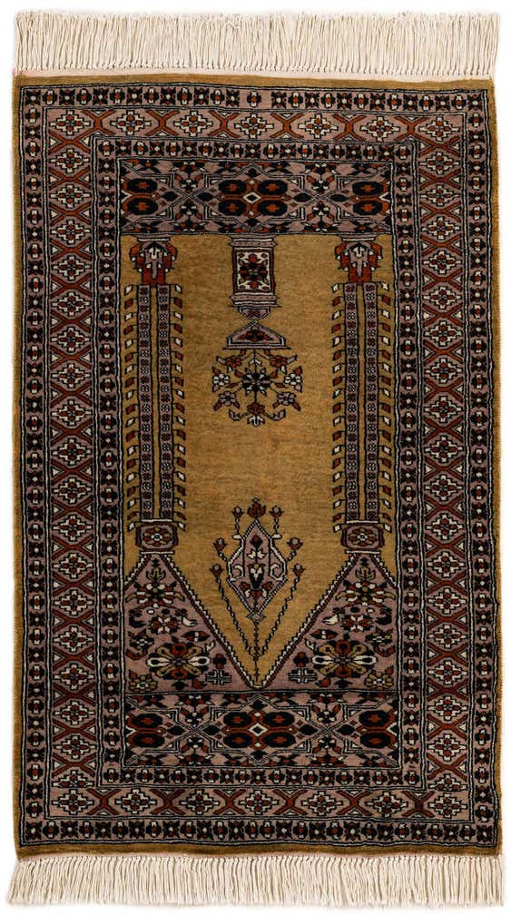 2' 8 x 4' 2 Hand Knotted Bokhara Wool Rug