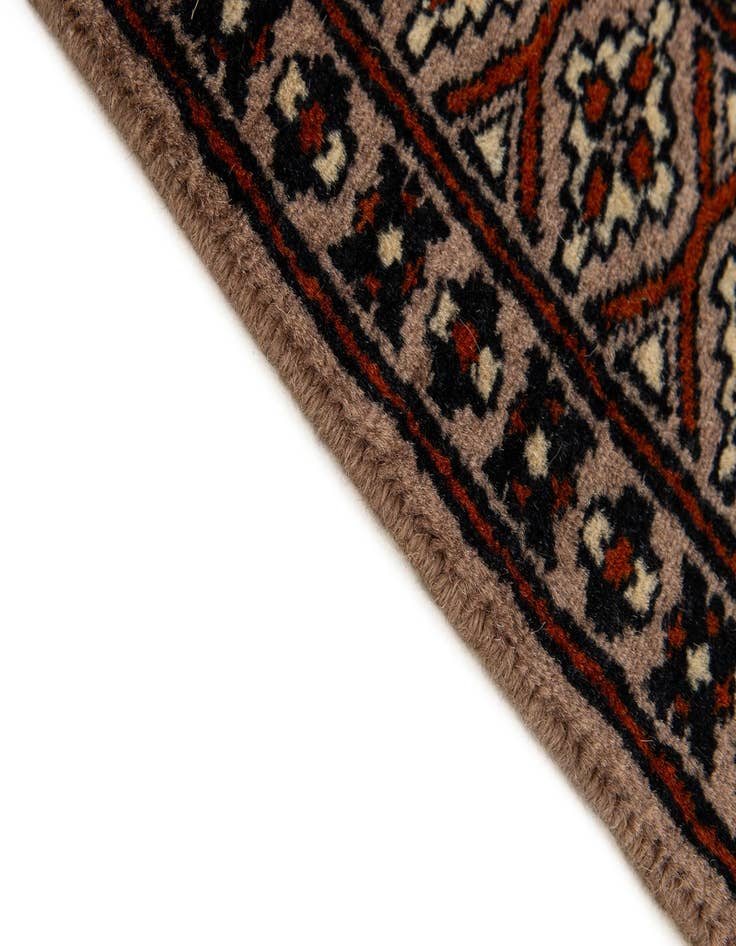 Detail image of 2' 8 x 4' 1 Hand Knotted Bokhara Oriental Wool Rug