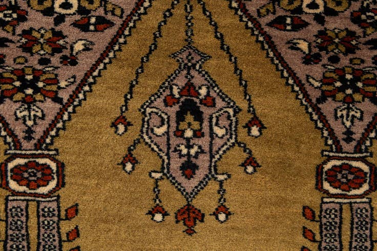 Detail image of 2' 8 x 4' 1 Hand Knotted Bokhara Oriental Wool Rug