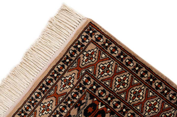 2' 8 x 4' 1 Hand Knotted Bokhara Oriental Wool Rug