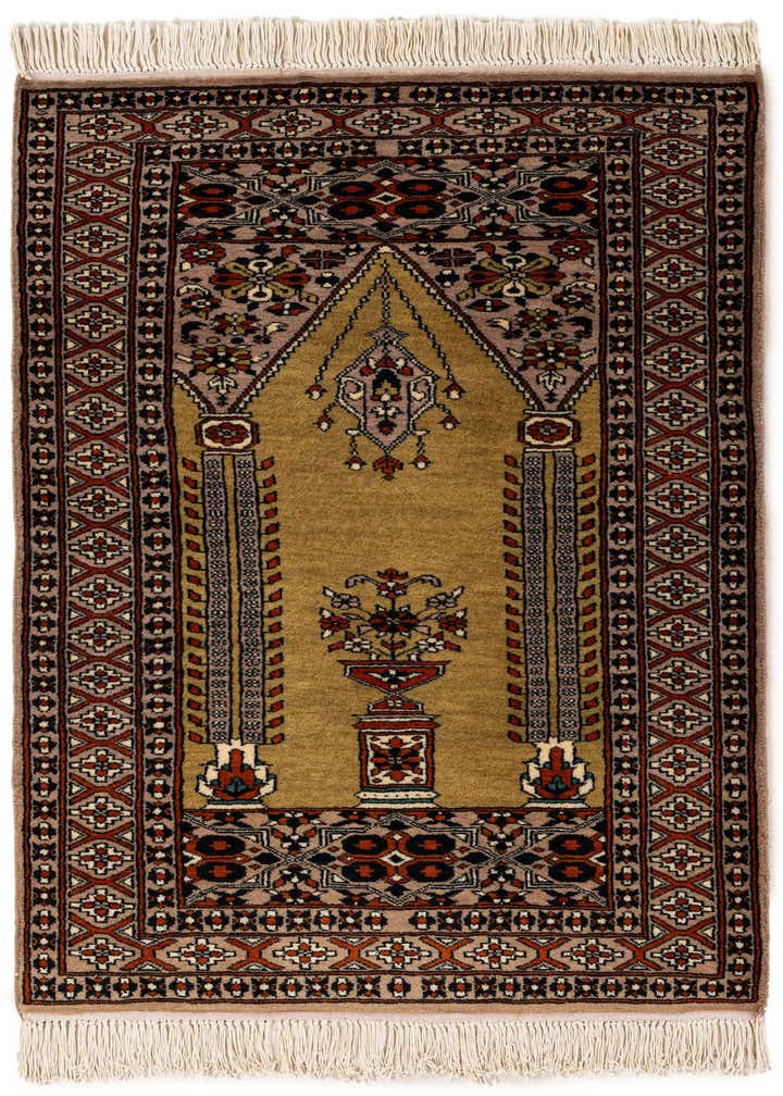 2' 8 x 4' 1 Hand Knotted Bokhara Oriental Wool Rug