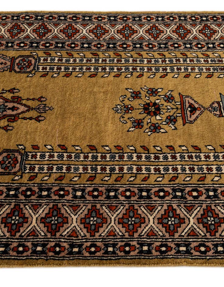 Detail image of 2' 8 x 4' 9  Hand Knotted Bokhara Oriental Wool Rug