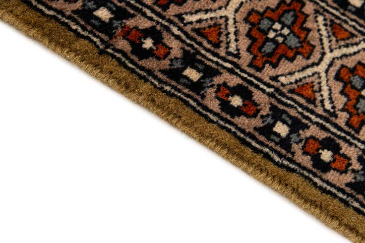 Detail image of 2' 8 x 4' 9 Hand Knotted Bokhara Oriental Wool Rug