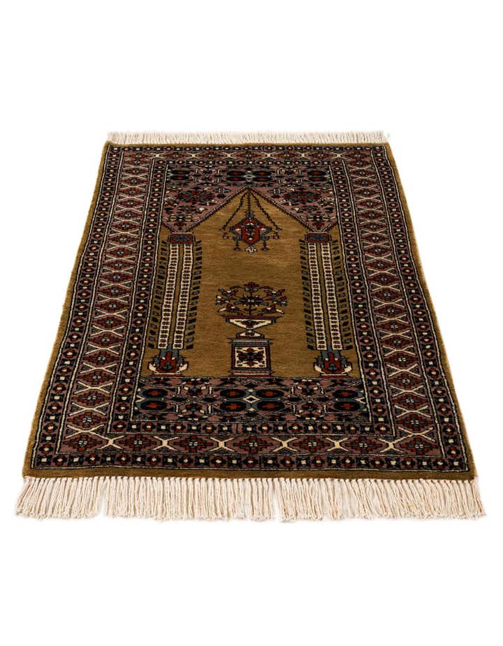 2' 8 x 4' Hand Knotted Bokhara Oriental Wool Rug