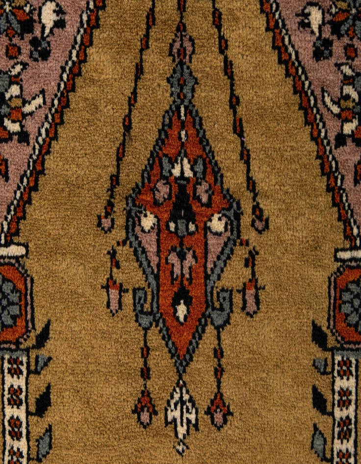 Detail image of 2' 8 x 4'  Hand Knotted Bokhara Oriental Wool Rug