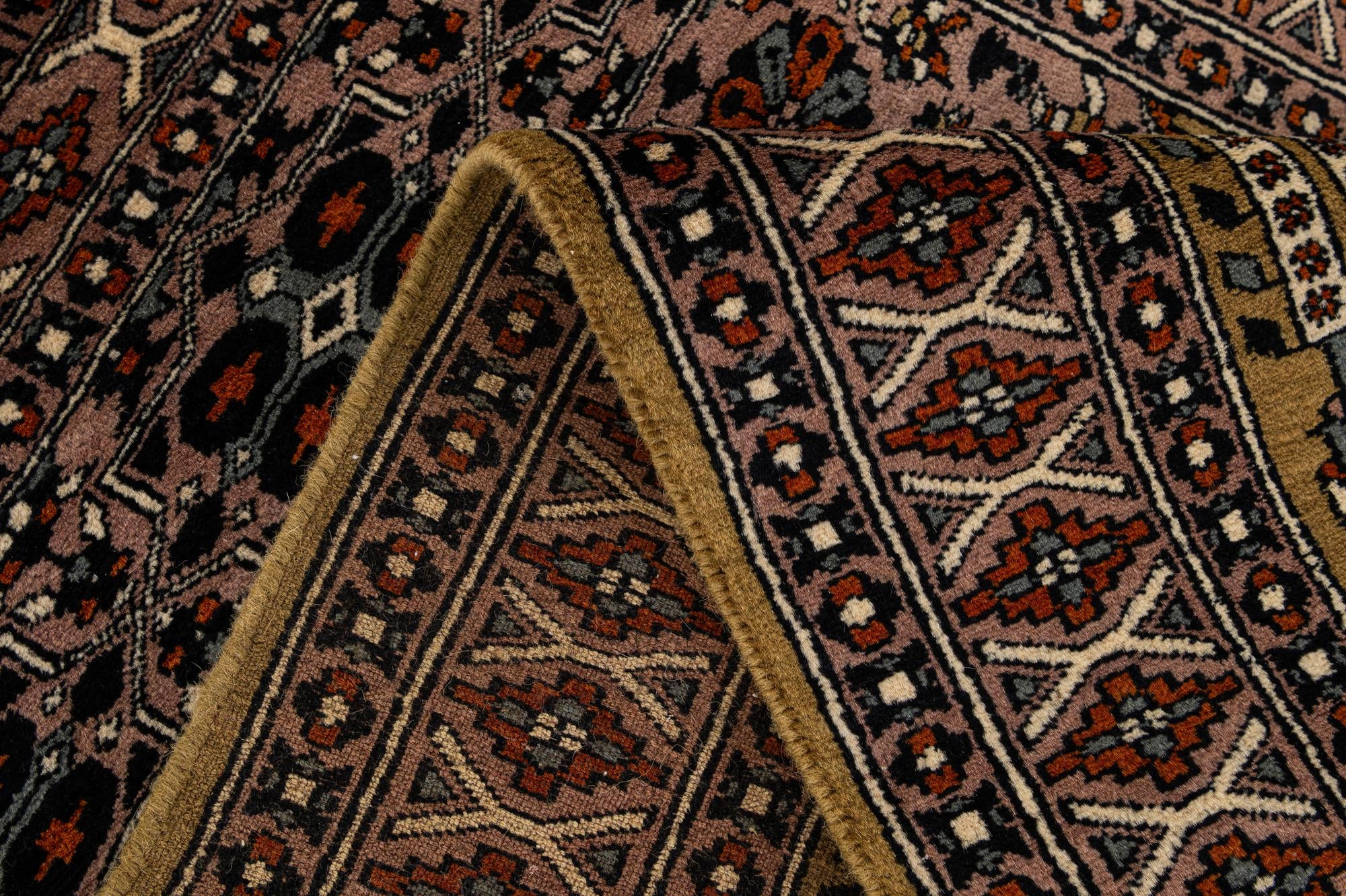 2' 8 x 4' Hand Knotted Bokhara Oriental Wool Rug