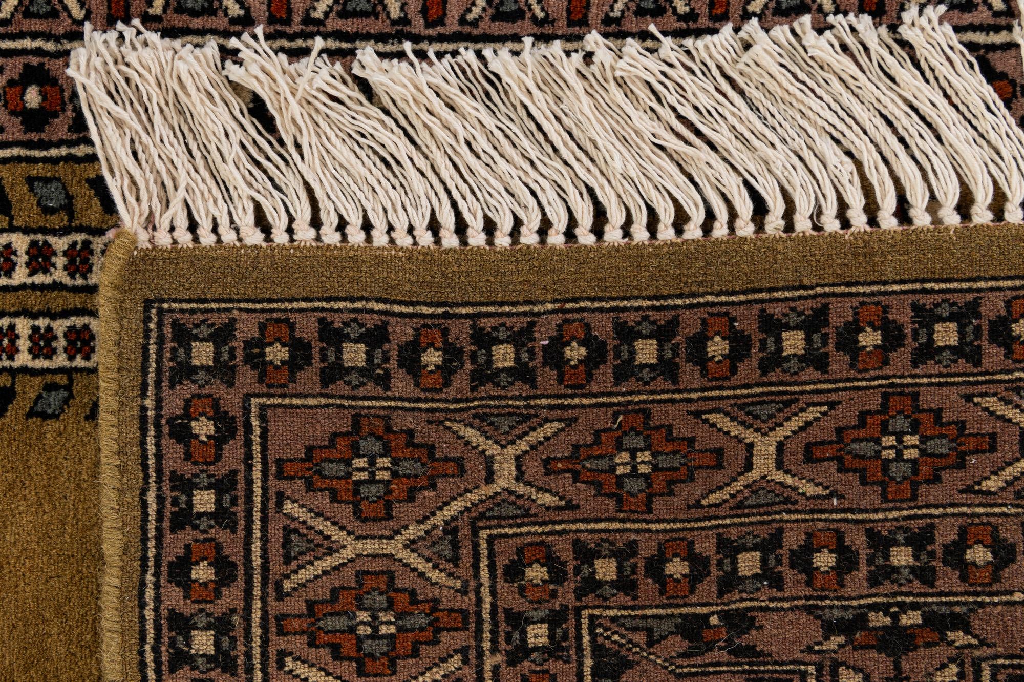 2' 8 x 4' Hand Knotted Bokhara Oriental Wool Rug
