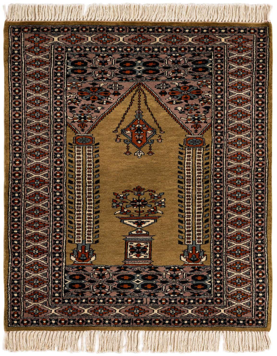 2' 8 x 4' Hand Knotted Bokhara Oriental Wool Rug