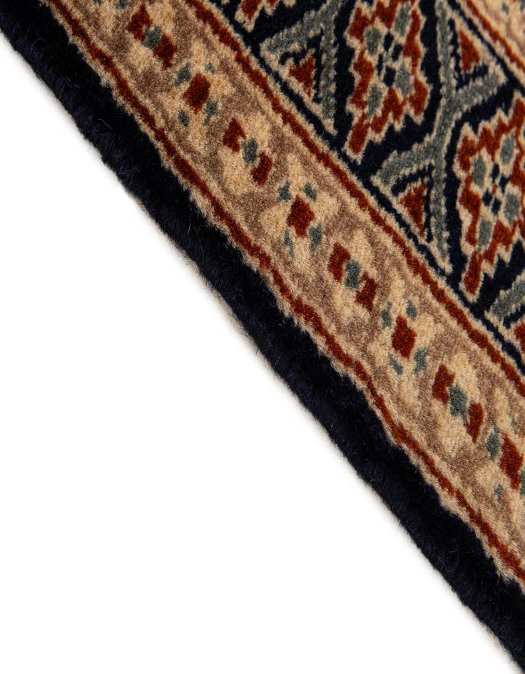 Detail image of 2' 8 x 3' 11 Hand Knotted Bokhara Oriental Wool Rug