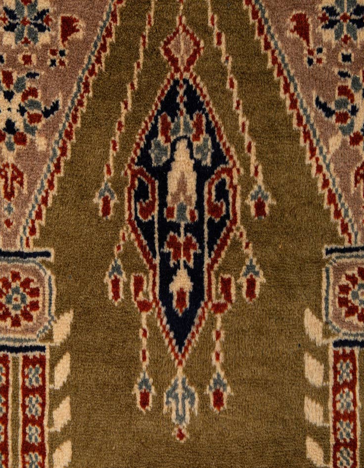 Detail image of 2' 8 x 3' 11 Hand Knotted Bokhara Oriental Wool Rug