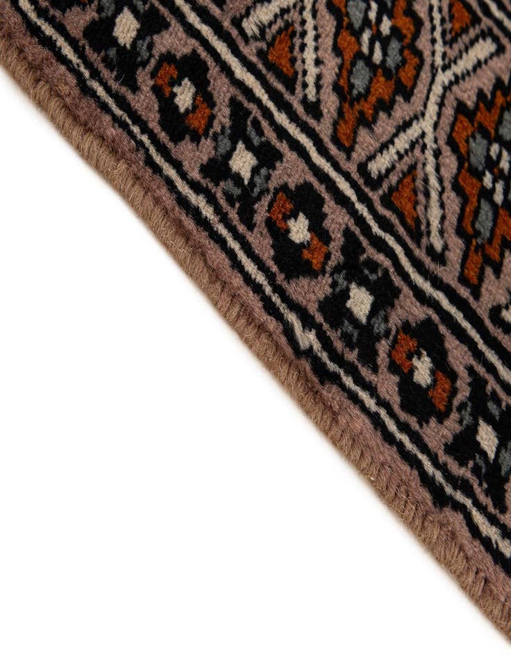 Detail image of 2' 7 x 4' 4 Hand Knotted Bokhara Oriental Wool Rug