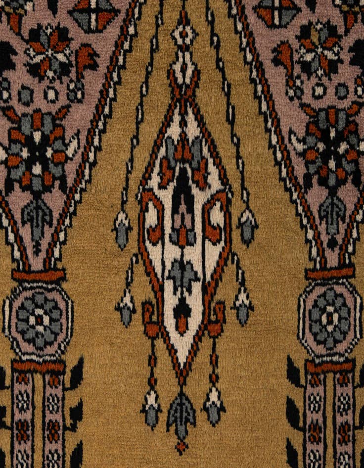 Detail image of 2' 7 x 4' 4  Hand Knotted Bokhara Oriental Wool Rug