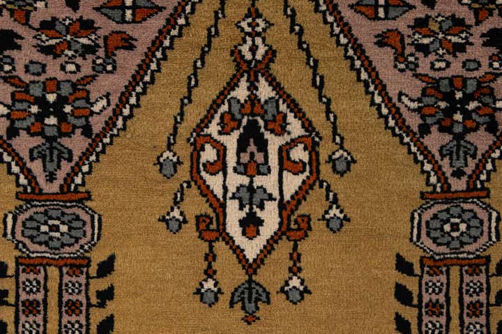 2' 7 x 4' 4 Hand Knotted Bokhara Oriental Wool Rug