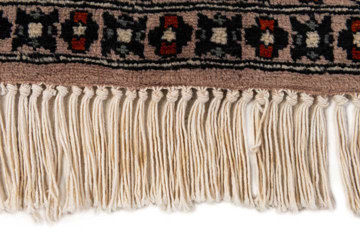 2' 7 x 4' 4 Hand Knotted Bokhara Oriental Wool Rug