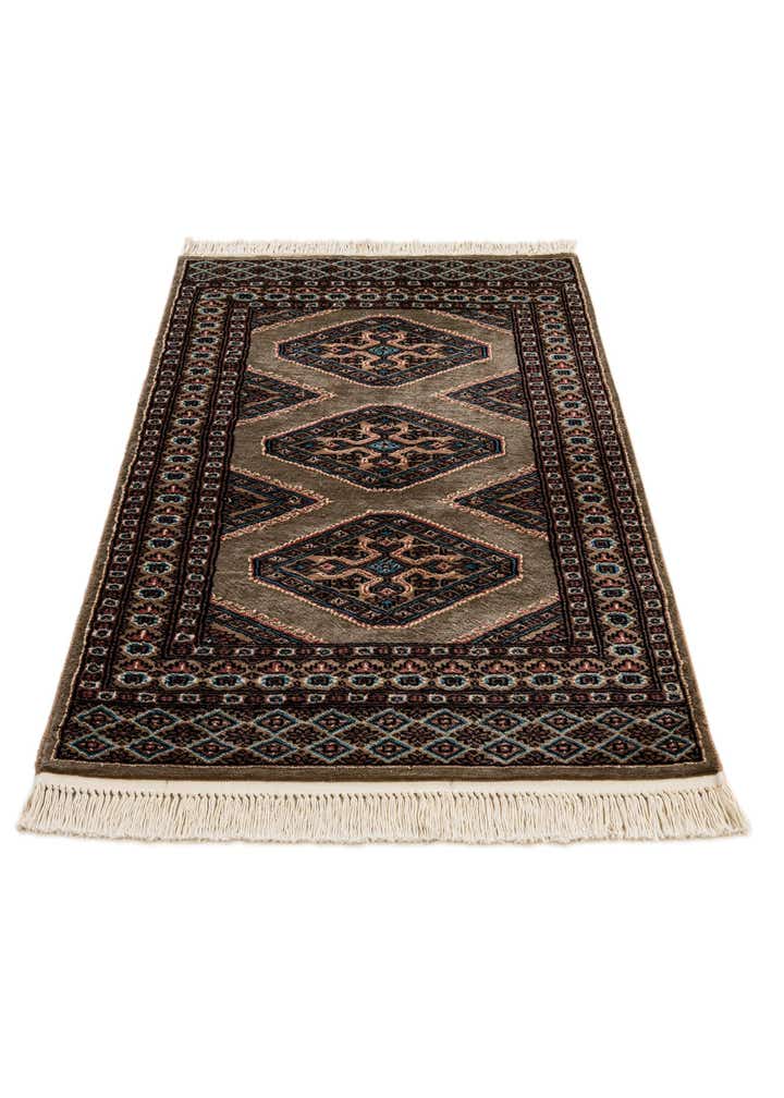 2' 7 x 4' 4 Hand Knotted Bokhara Oriental Rug