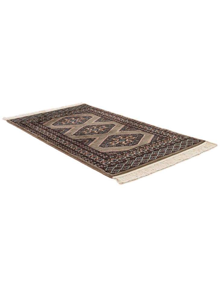 Detail image of 2' 7 x 4' 4 Hand Knotted Bokhara Oriental Rug