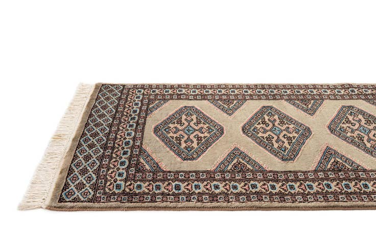 Detail image of 2' 7 x 4' 4 Hand Knotted Bokhara Oriental Rug