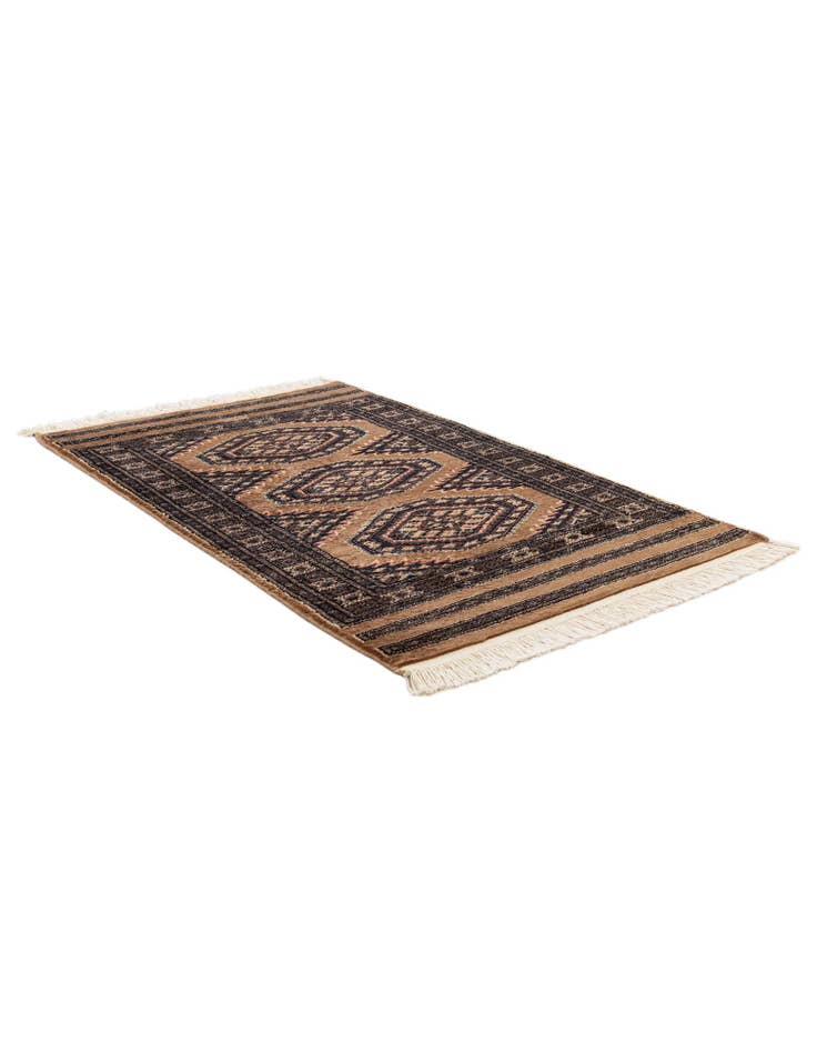 Detail image of 2' 6 x 4' 2 Hand Knotted Bokhara Rug