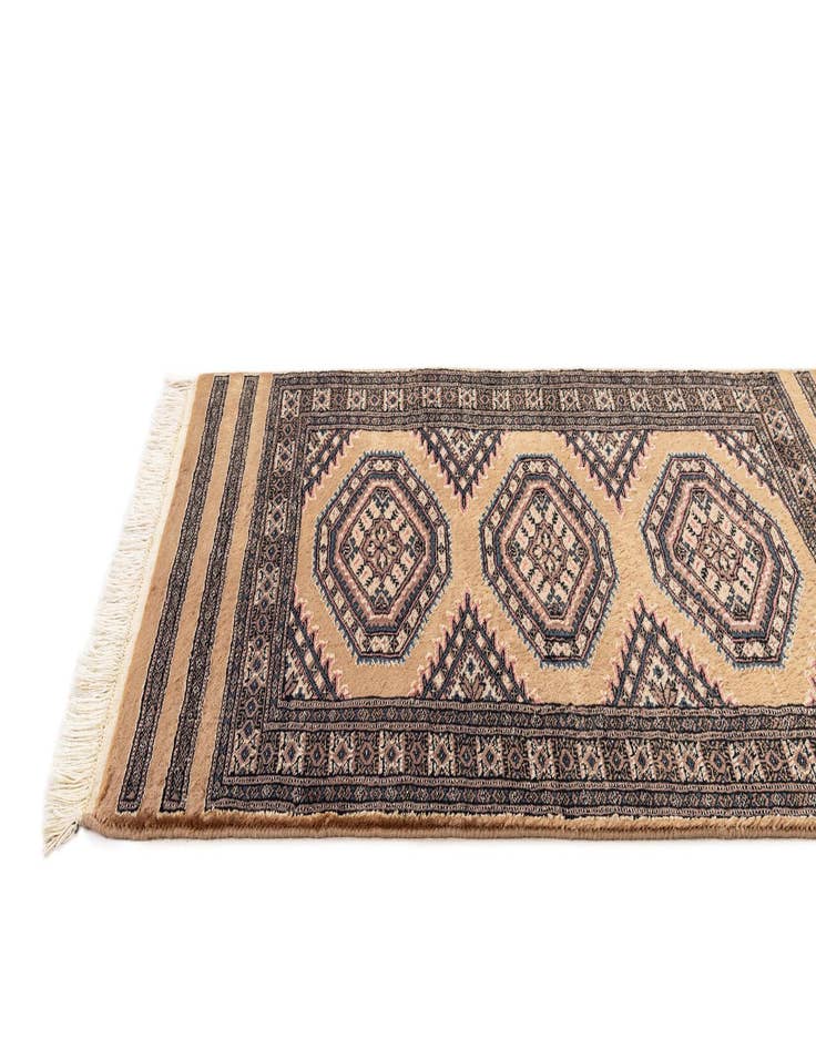 Detail image of 2' 6 x 4' 2 Hand Knotted Bokhara Rug