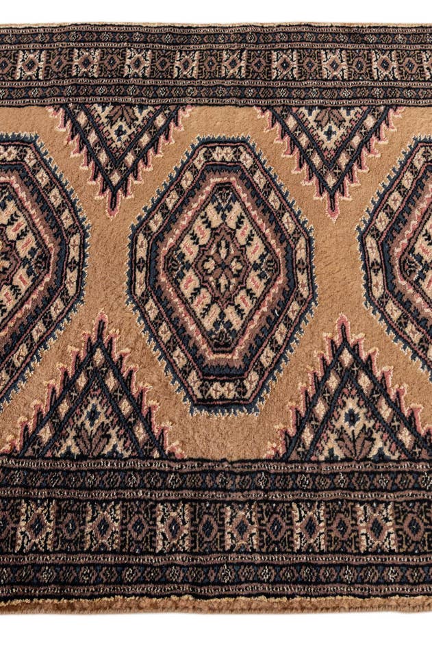 Detail image of 2' 6 x 4' 2 Hand Knotted Bokhara Rug