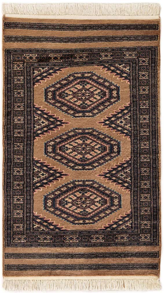2' 6 x 4' 2 Hand Knotted Bokhara Rug