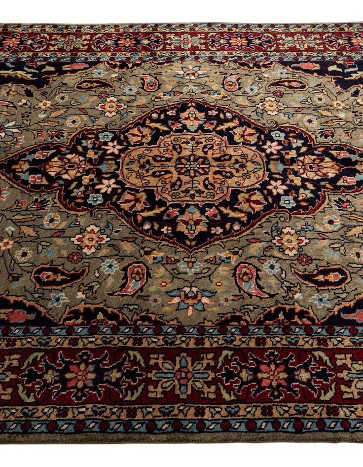 Detail image of 5' x 7' 10  Hand Knotted Bokhara Oriental Wool Rug