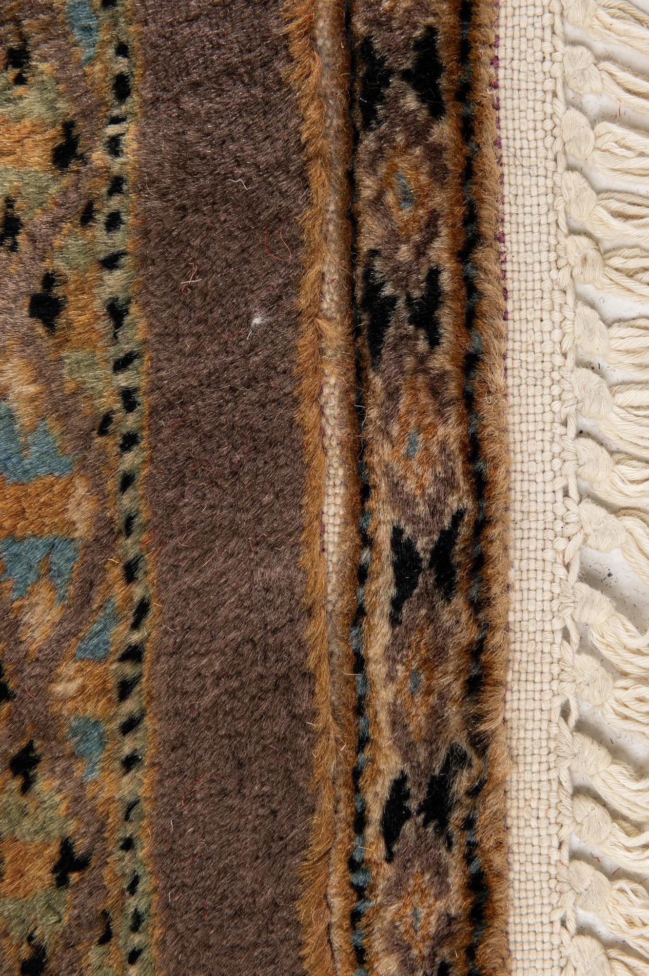 6' 1 x 9' Hand Knotted Bokhara Oriental Wool Rug