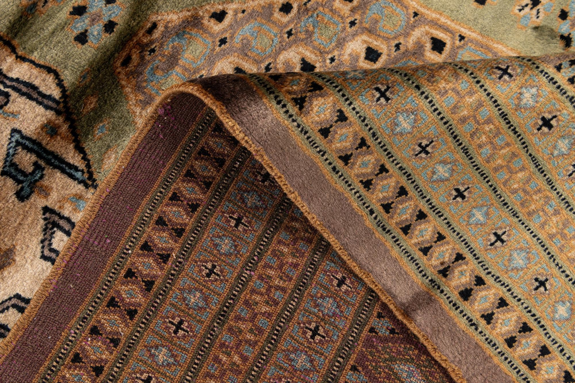 6' 1 x 9' Hand Knotted Bokhara Oriental Wool Rug