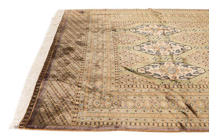 6' 1 x 9' Hand Knotted Bokhara Oriental Wool Rug