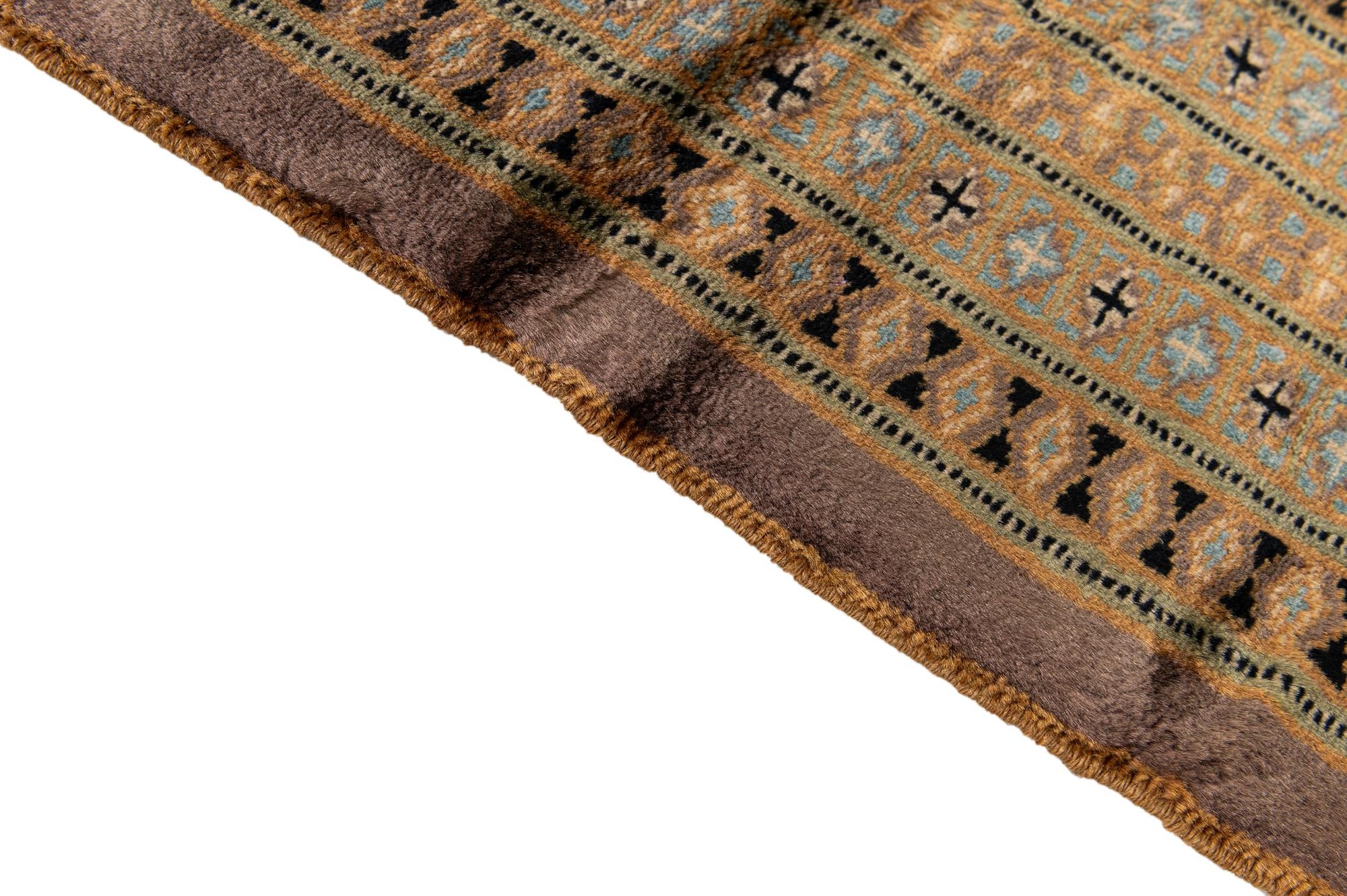 6' 1 x 9' Hand Knotted Bokhara Oriental Wool Rug