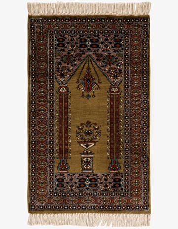 2' 8 x 4' 2 Hand Knotted Bokhara Oriental Wool Rug