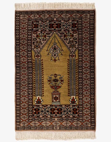 2' 8 x 4' 1 Hand Knotted Bokhara Oriental Wool Rug