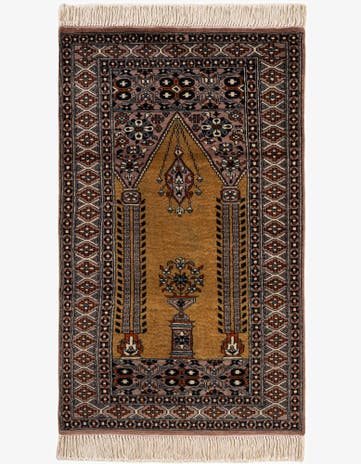 2' 8 x 4' 5 Hand Knotted Bokhara Oriental Wool Rug