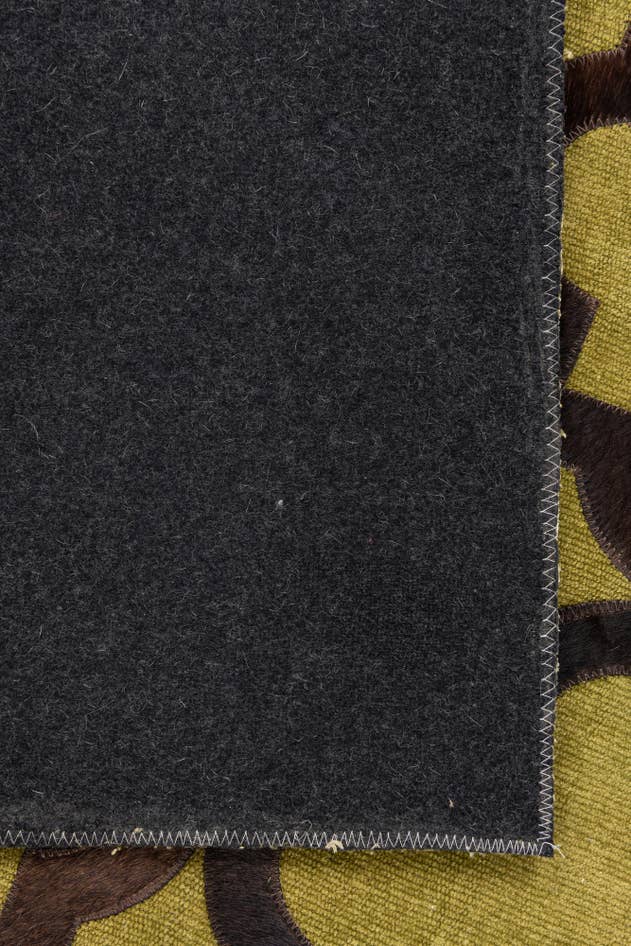 Detail image of 3' 9 x 5' 9 Cowhide Leather Rug