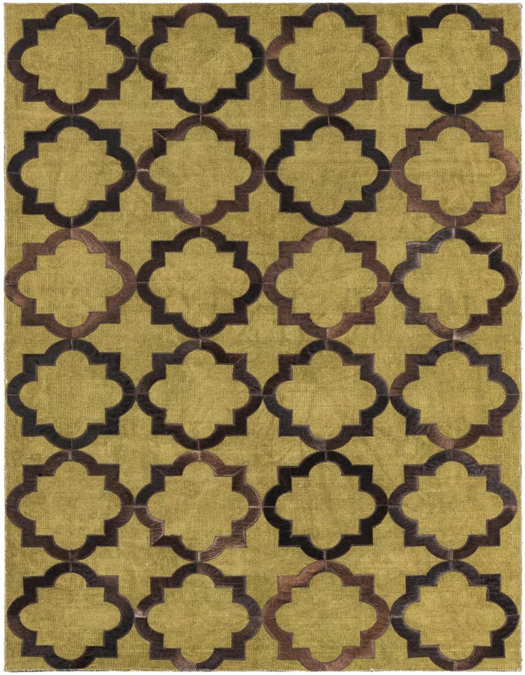 Detail image of 3' 9 x 5' 9 Cowhide Leather Rug