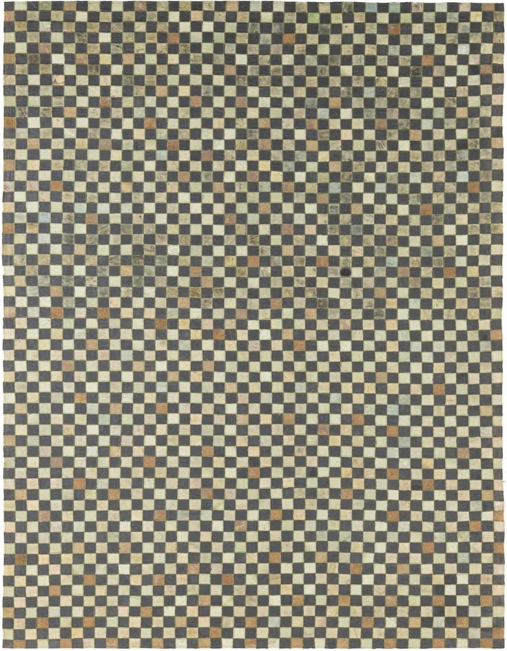 Detail image of 5' 3 x 7' 5 Cowhide Leather Rug