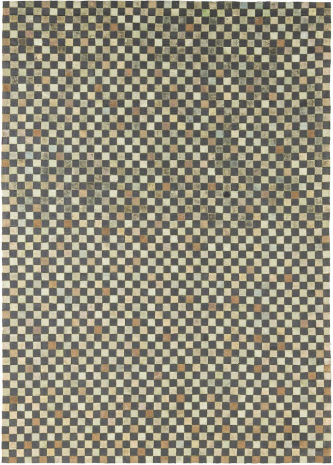 Detail image of 5' 3 x 7' 5 Cowhide Leather Rug