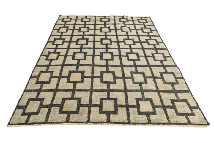 6' 2 x 8' 8 Hand Knotted Darya Wool Rug