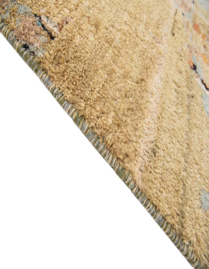 Detail image of 9' 9 x 14'  Hand Knotted Darya Wool Rug