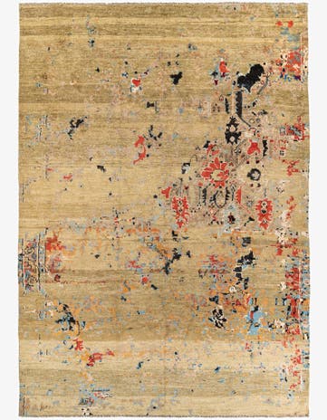 9' 9 x 14' Hand Knotted Darya Wool Rug