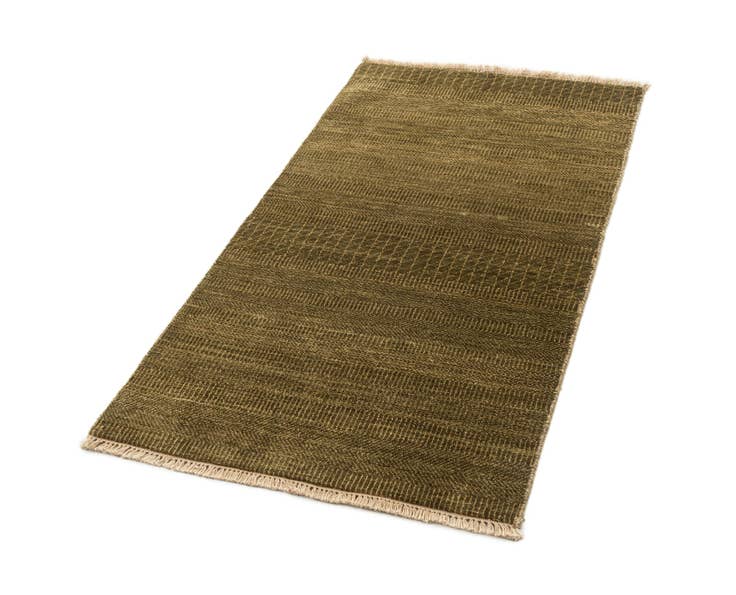 Detail image of 2' 6 x 4' 8 Hand Knotted Gabbeh Wool Rug