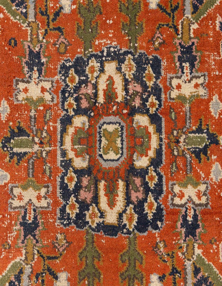 Detail image of 7' 11 x 11' 6  Hand Knotted Kars Wool Rug