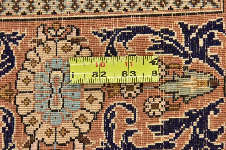 4' 7 x 6' 9 Hand Knotted Kashmir Oriental Wool Rug