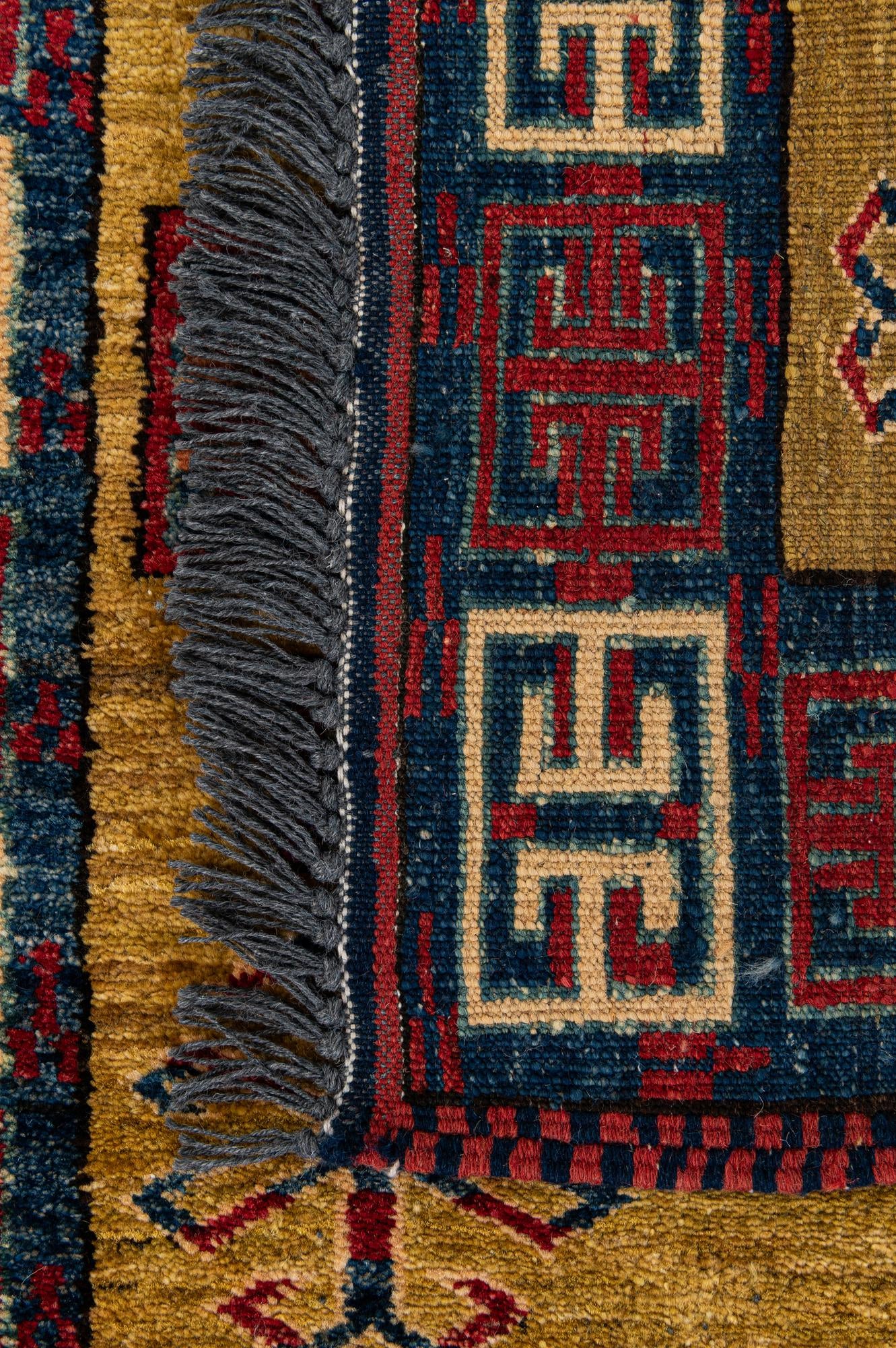 2' 9 x 4' 2 Hand Knotted Kazak Wool Rug
