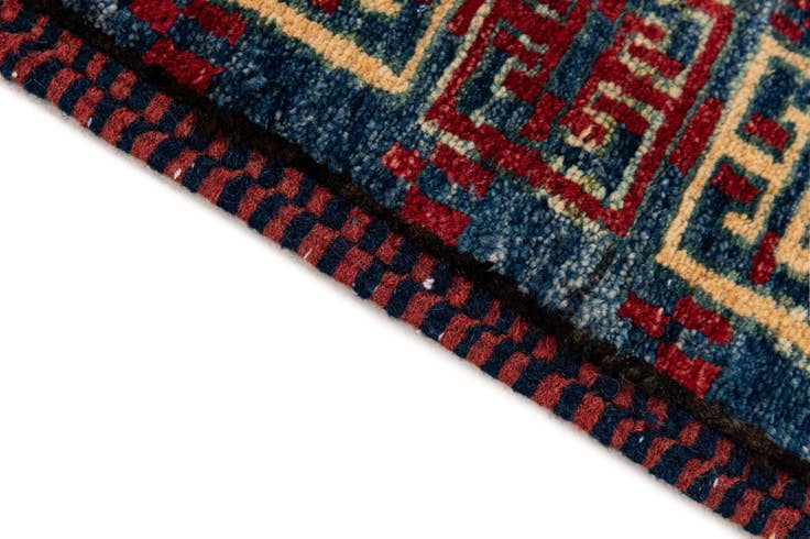 Detail image of 2' 9 x 4' 2 Hand Knotted Kazak Wool Rug