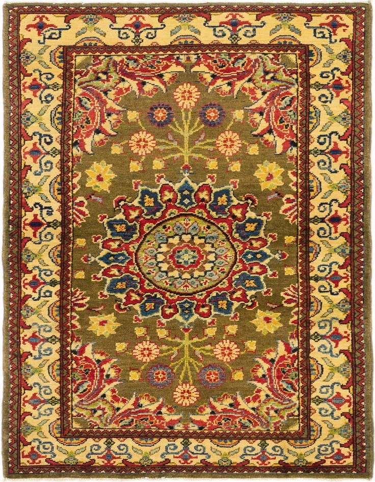 Detail image of 3' 1 x 5' 8 Hand Knotted Kazak Rug