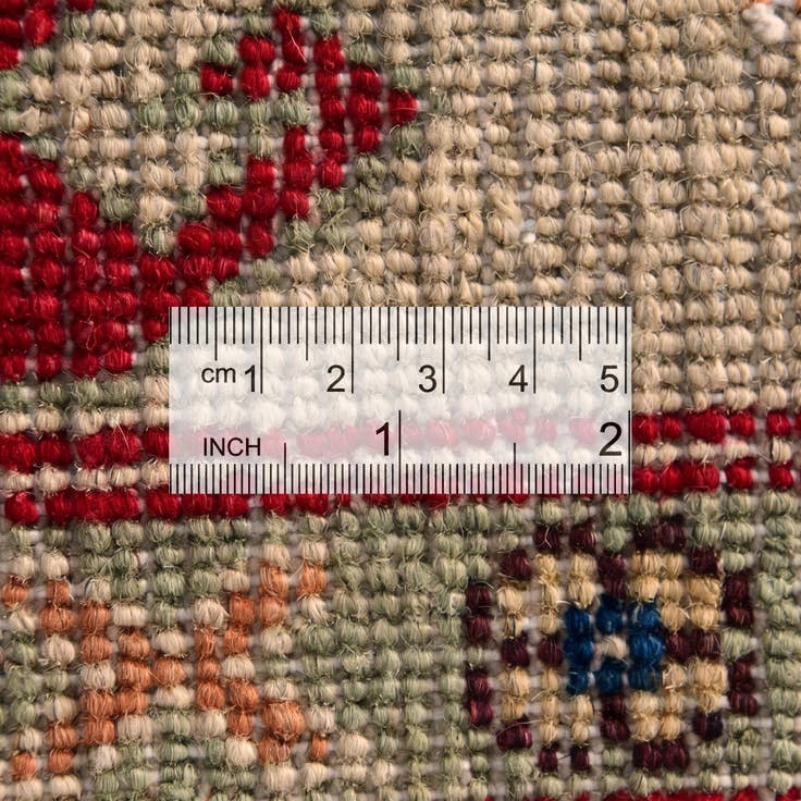 Detail image of 6' 7 x 9' 6 Hand Knotted Kazak Rug