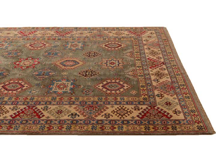 6' 8 x 9' 10 Hand Knotted Kazak Rug