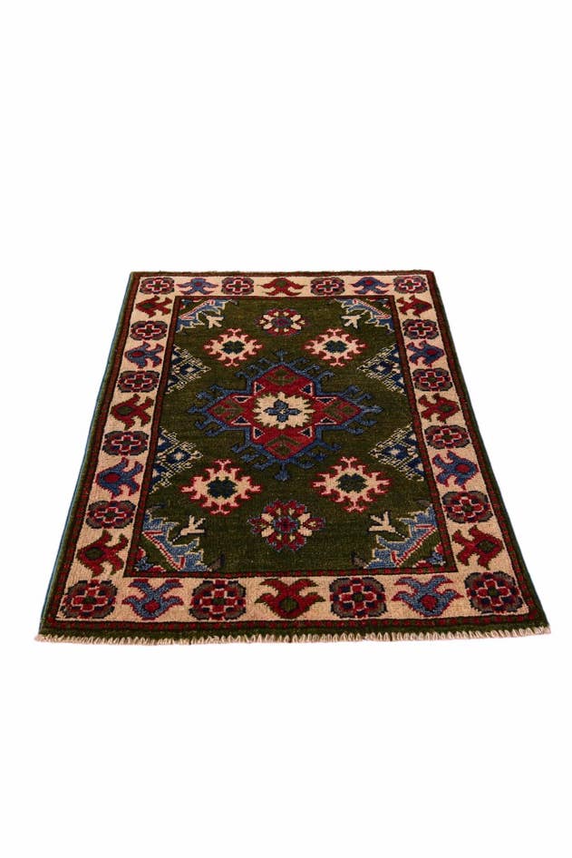 Detail image of 2' x 2' 11 Hand Knotted Kazak Rug
