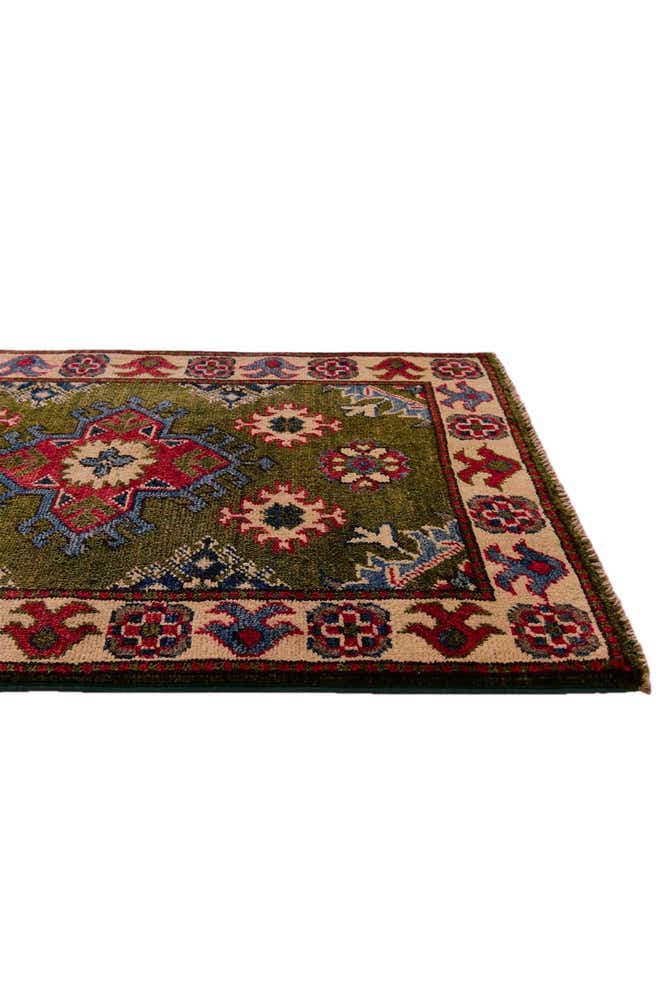 2' x 2' 11 Hand Knotted Kazak Rug